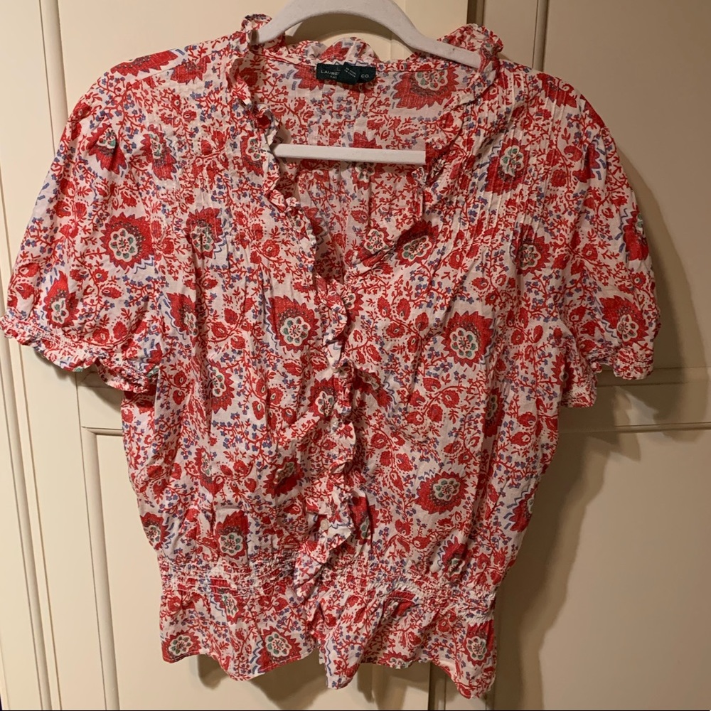 Ralph Lauren Button Up Blouse!
